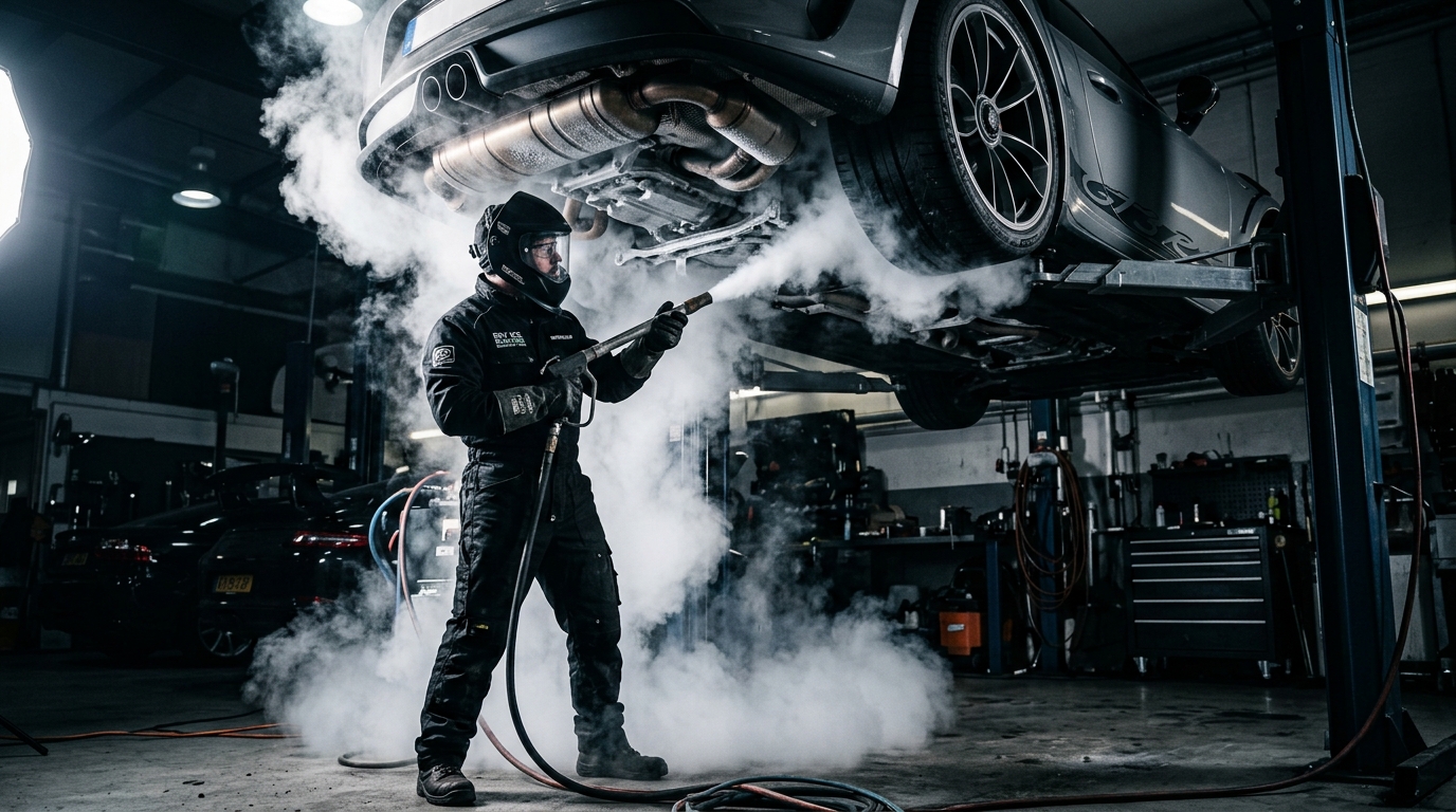 Dry Ice Underbody and Chassis Blasting